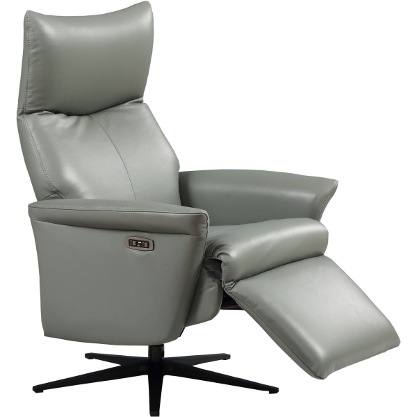 Vida Living  Leandro Electric Reclining Accent Chair - Steel