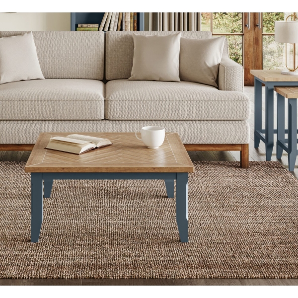Baumhaus Signature Blue - Square Open Coffee Table