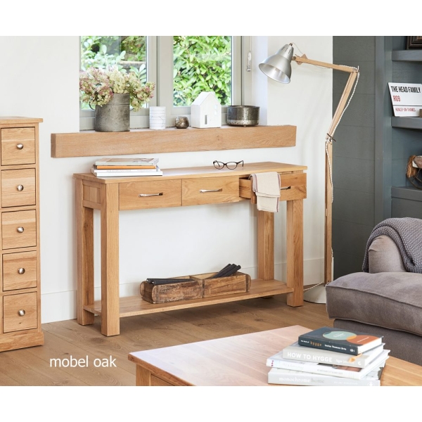 Baumhaus Mobel Oak Console Table