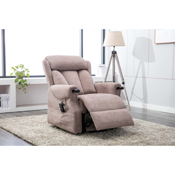Global Furniture Alliance Denmark Dual Motor Riser Recliner Chair in Fabric - Image 15