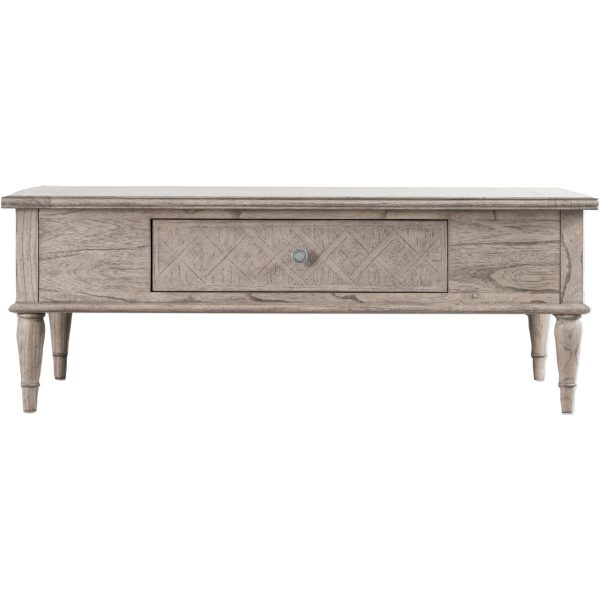 Gallery Interiors  Mystque Push Drawer Coffee Table - Image 2