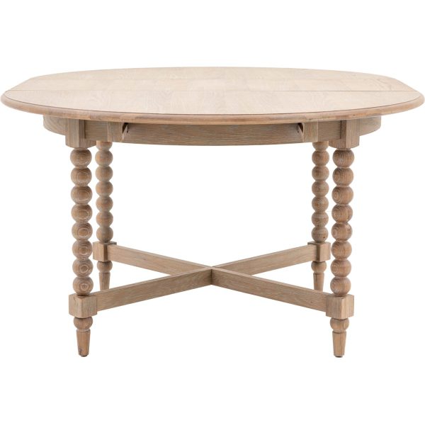 Gallery Interiors  Bobble Leg  Extending Dining Table