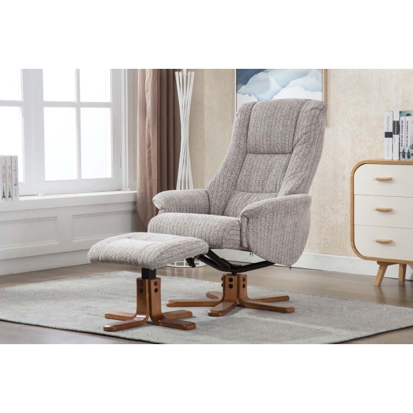 Global Furniture Alliance Florida Swivel Recliner & Footstool - Image 22