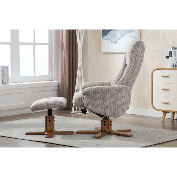 Global Furniture Alliance Florida Swivel Recliner & Footstool - Image 26