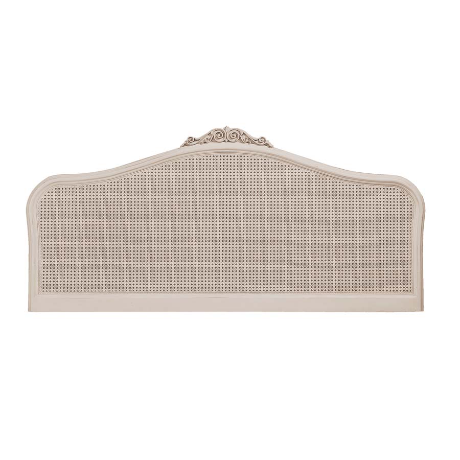 Willis & Gambier Ivory Rattan Headboard