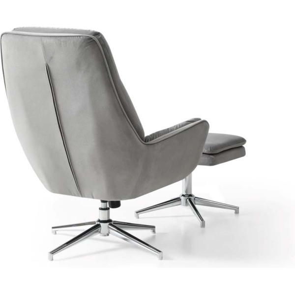 Kyoto Hugo TV Chair With Footstool - Available in 2 Colours - Image 8