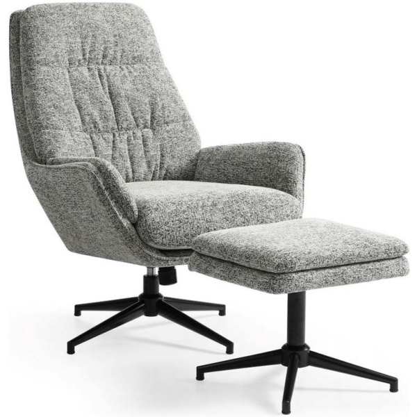 Kyoto Hugo TV Chair With Footstool - Available in 2 Colours - Image 10