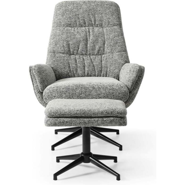 Kyoto Hugo TV Chair With Footstool - Available in 2 Colours - Image 11