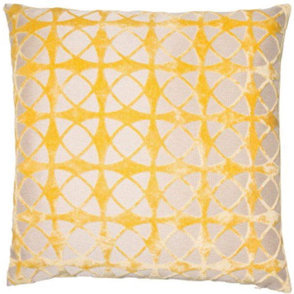 Malini Spiral Mustard Cushion