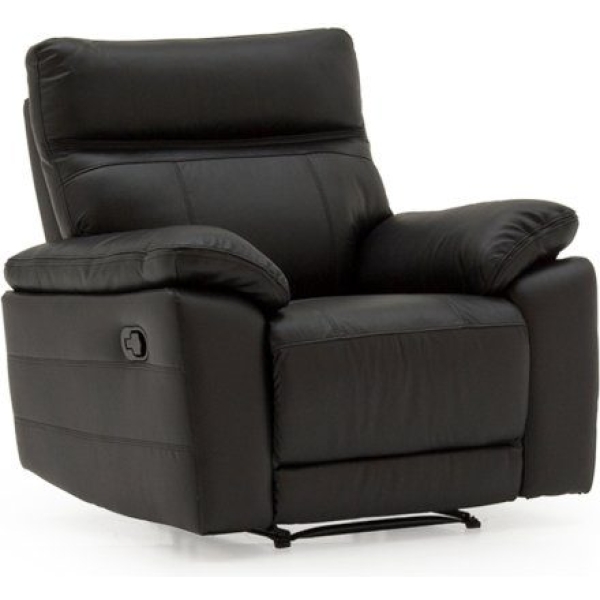 Vida Living  Positano 1 Seater Recliner - Black