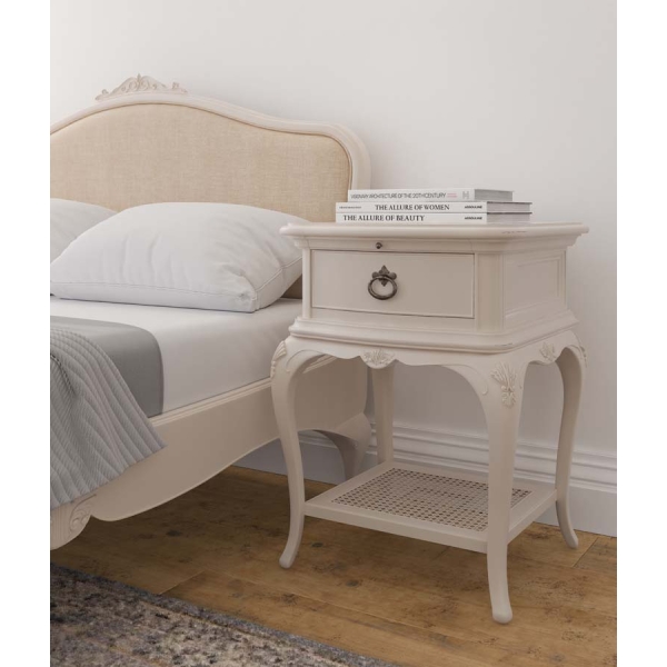 Willis & Gambier  Ivory One Drawer Bedside Table