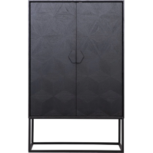 Richmond Interiors Blax 2 Door Cupboard - Black