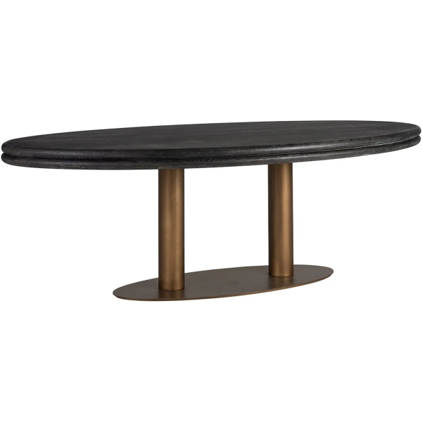 Richmond Interiors Oval Macaron Dining Table 235cm - Image 2