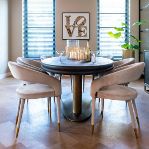 Richmond Interiors Oval Macaron Dining Table 235cm
