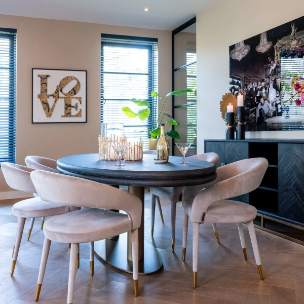 Richmond Interiors Oval Macaron Dining Table 235cm - Image 5