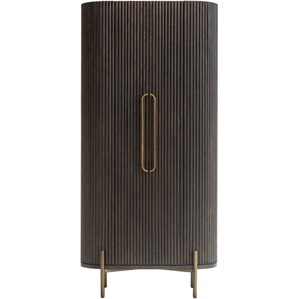Richmond Interiors Luxor 1 Door Tall Cabinet - Image 3