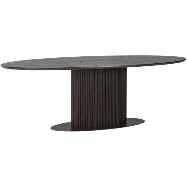 Richmond Interiors Luxor Oval Dining Table 235cm - Brown