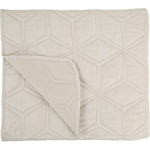 Malini Lombardi Double Cream Quilt