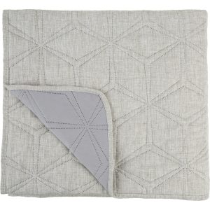 Malini Lombardi King Grey Quilt