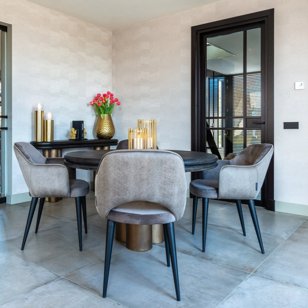 Richmond Interiors Macaron Round Dining Table 130cm - Image 4