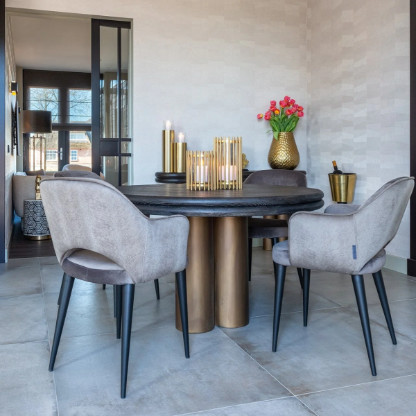 Richmond Interiors Macaron Round Dining Table 130cm - Image 5