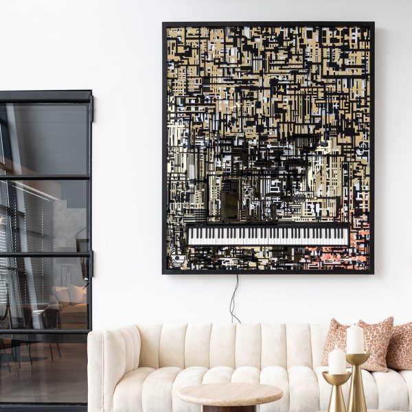Richmond Interiors Piano Wibi Wall Art - Image 5