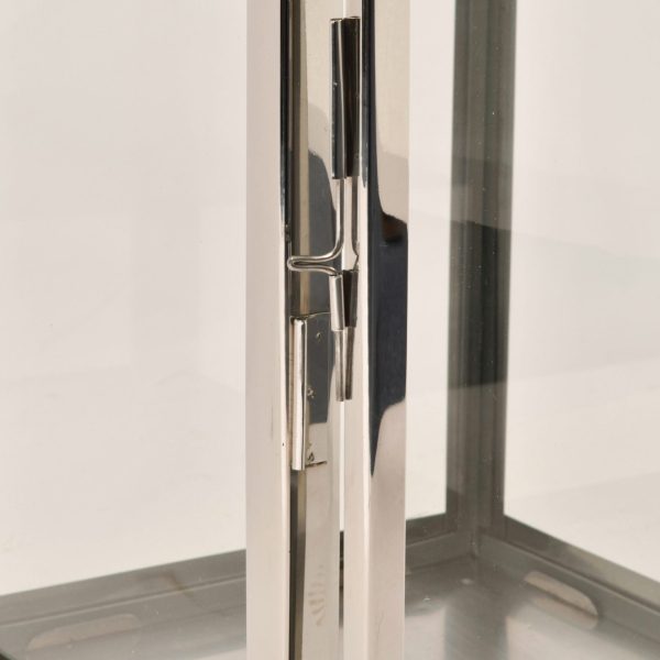 Libra Interiors Brompton Square Nickel Lantern - Image 6