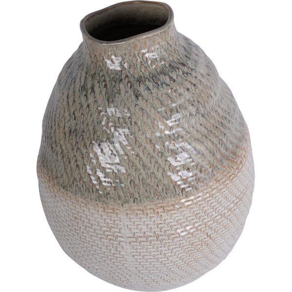 Libra Interiors Ceramic Woven Vase Extra Large - Image 4