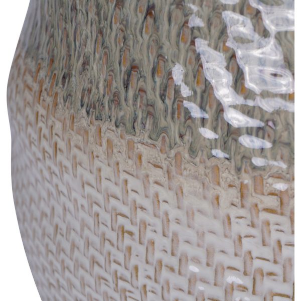 Libra Interiors Ceramic Woven Vase Extra Large - Image 6