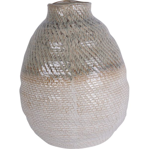 Libra Interiors Ceramic Woven Vase Extra Large