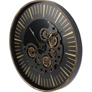 Libra Interiors  Palladium Wall Clock with moving Dials 100cm