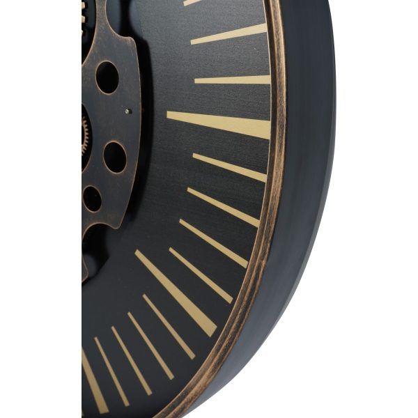 Libra Interiors  Palladium Wall Clock with moving Dials 100cm - Image 6