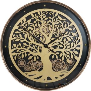 libra interiors  Viking Tree Wall Clock Moving Dials 80cm