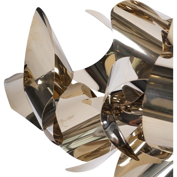 libra interiors  Stainless Steel Abstract Wall Art - Image 5