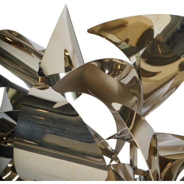 libra interiors  Stainless Steel Abstract Wall Art - Image 6