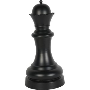libra interiors Decorative Queen in Black Finish