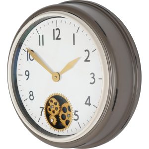 libra interiors   Flow Dial Grey Clock 45cm