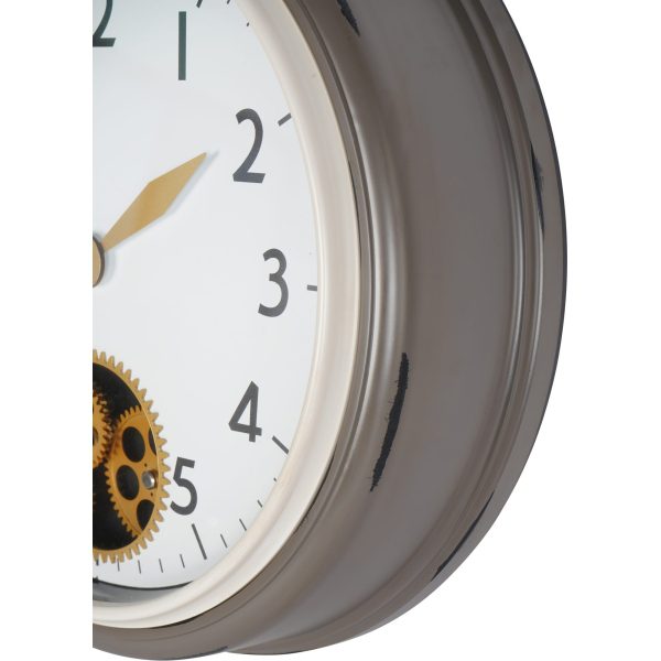 libra interiors   Flow Dial Grey Clock 45cm - Image 5