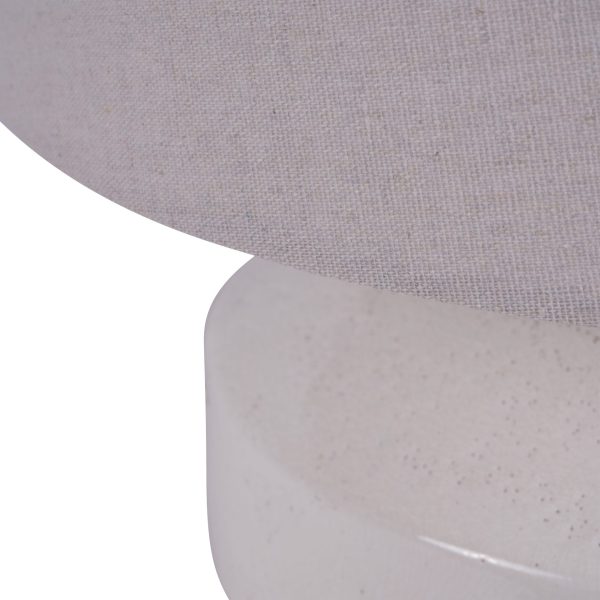 Libra Interiors  San Sebastian Terracotta Table Lamp White - Image 4