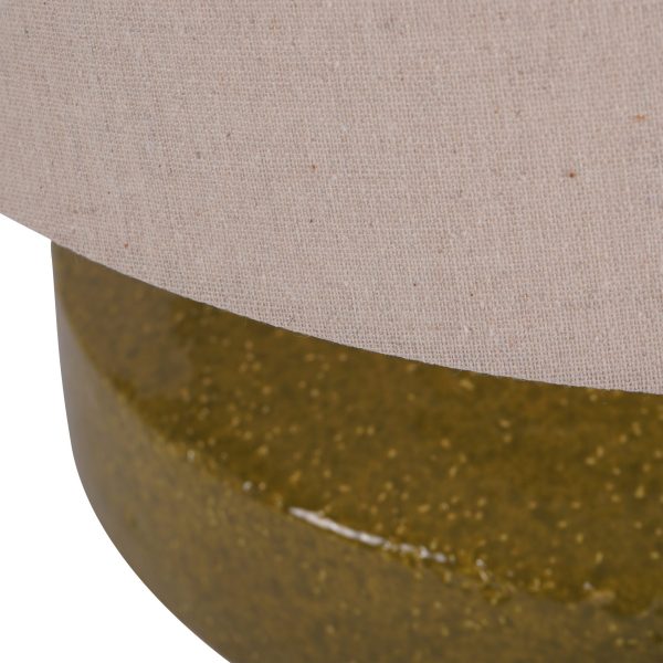 Libra Interiors  San Sebastian Terracotta Table Lamp Green - Image 4