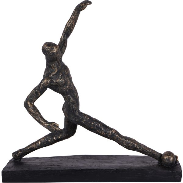 libra interiors Football Player Sculpture