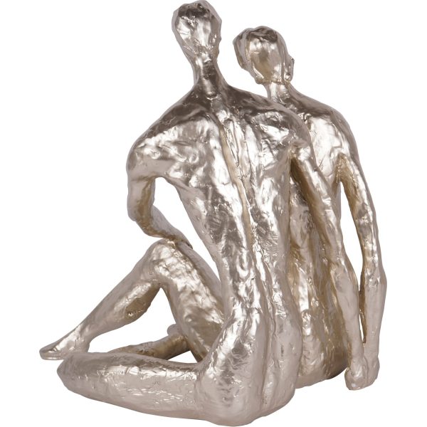 libra interiors Large Loving Couple Sculpture - Image 4