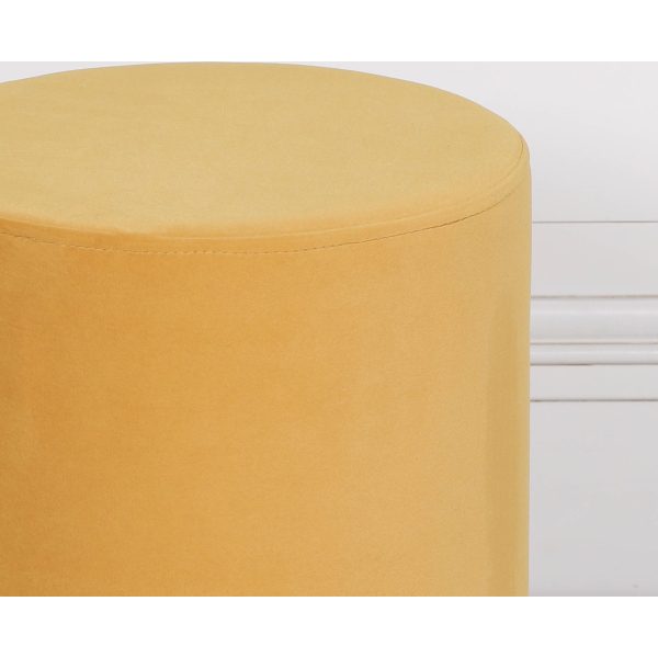 Mustard Round Stool - Image 5