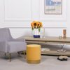 Mustard Round Stool - Image 4