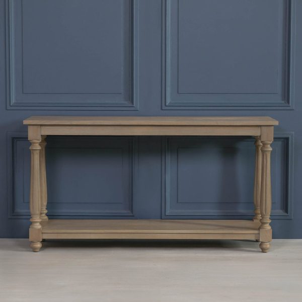 Rustic Wooden Farmhouse Console Table - Image 3