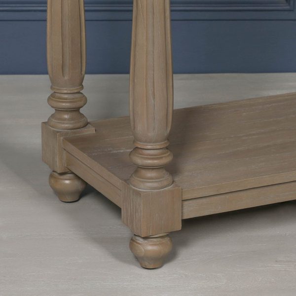 Rustic Wooden Farmhouse Console Table - Image 7