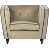 Fifty Five Avenue   Merris Mink Velvet Chair