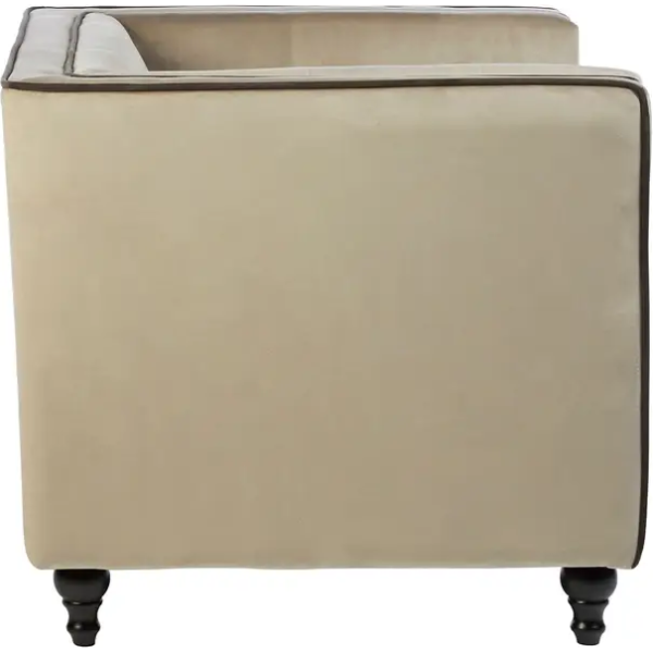 Fifty Five Avenue   Merris Mink Velvet Chair - Image 4