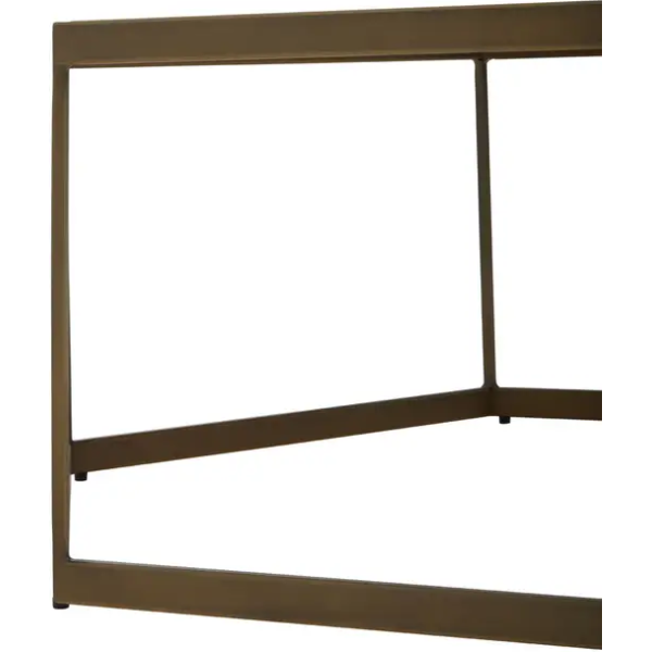 Fifty Five avenue  Noble Hexagonal Brown Coffee Table - Image 6