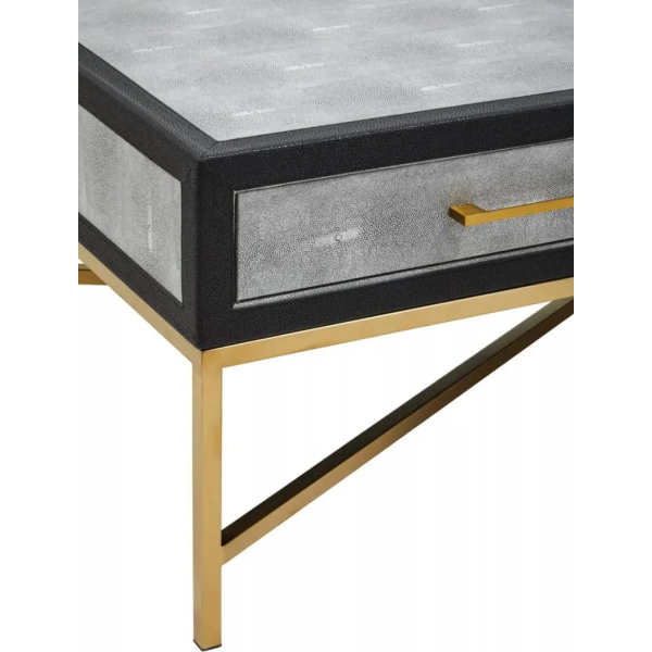 Fifty Five Avenue  Kyoto Grey Shagreen Coffee Table - Image 8